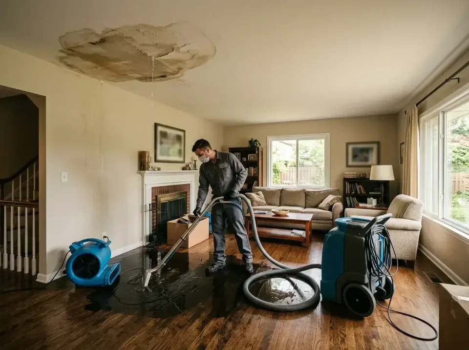 attic-pipe-burst-ceiling-drip-008 — frequently asked questions, Water Damage Restoration & Carpet Care in Morris, IL
